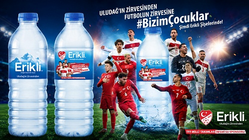 Erikli su şişesi