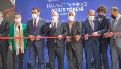 Halavet yeni fabrika aÃ§Ä±lÄ±Å�Ä±